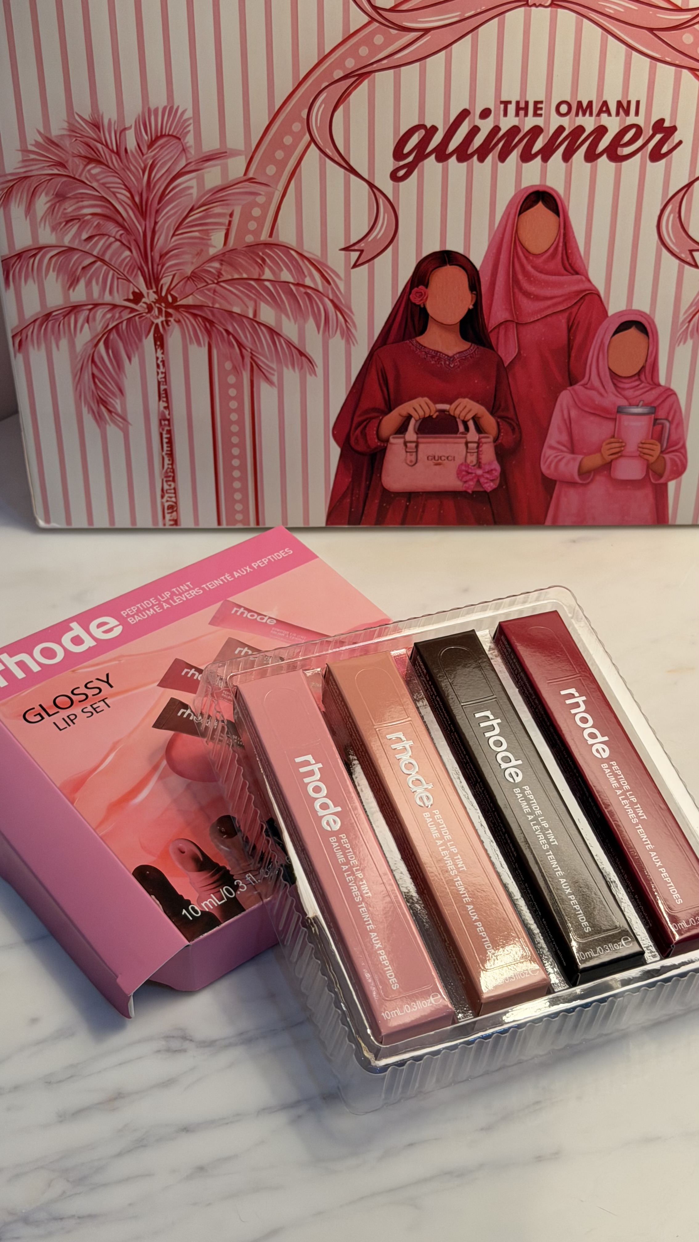 Rhode Glossy Lip Set – 4 Pieces