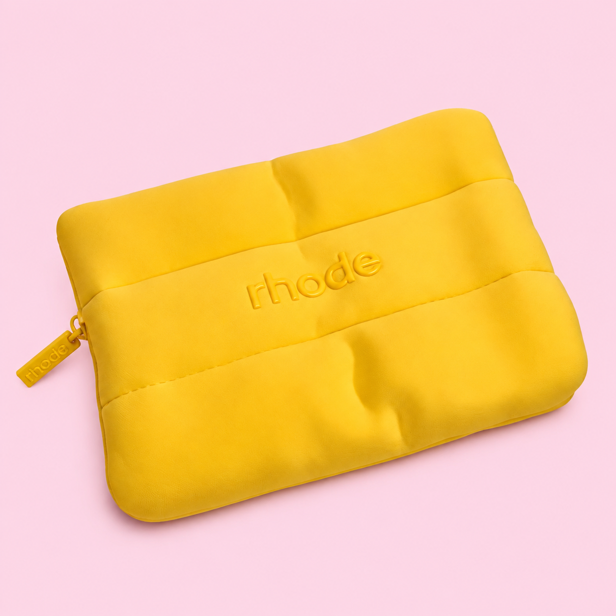 Rhode Puffer Pouch – Yellow