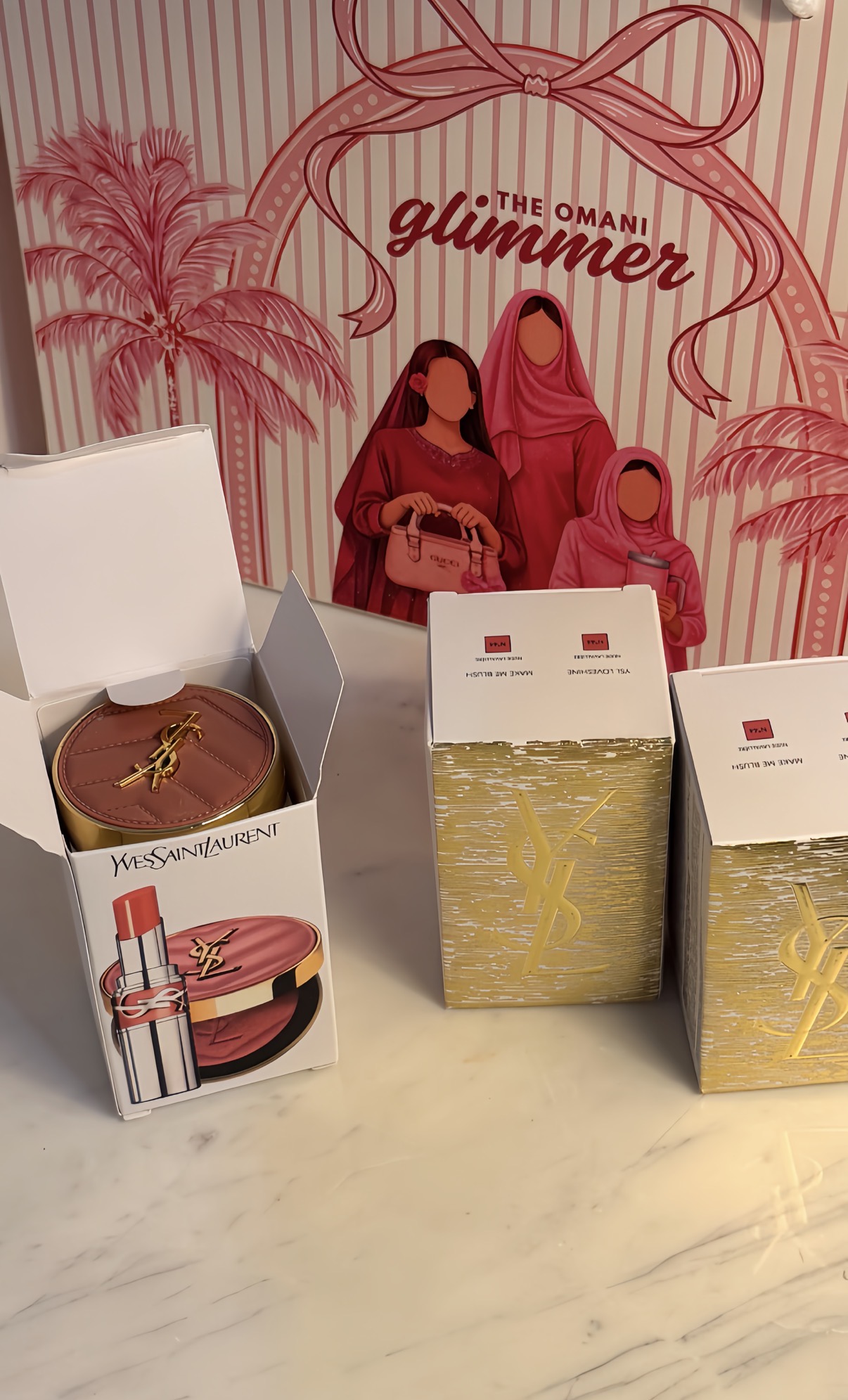 YSL Blush & Lipstick Set